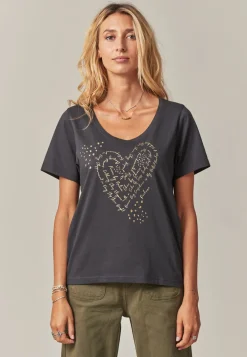 Deeluxe T-shirt VENUS Charcoal Hot