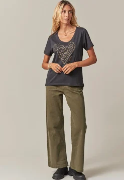 Deeluxe T-shirt VENUS Charcoal Hot