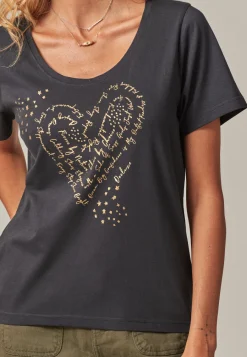 Deeluxe T-shirt VENUS Charcoal Hot