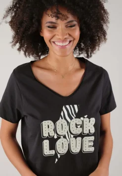 Deeluxe T-Shirt ZEBRA Charcoal Fashion